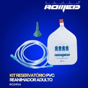 KIT RESERVATÓRIO PVC REANIMADOR ADULTO
