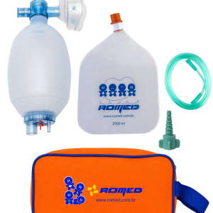 REANIMADOR MANUAL SILICONE ADULTO COMPLETO PADRÃO