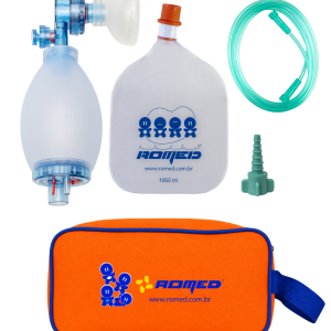 Reanimador Manual Ambu Silicone Infantil c/ Reservatório