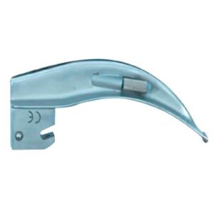 LÂMINA LARINGOSCÓPIO CURVA CONVENCIONAL AÇO INOX 2