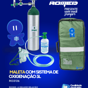MALETA C/ SISTEMA DE OXIGENAÇÃO 3L