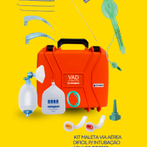 KIT MALETA VIA AÉREA DIFÍCIL P/ INTUBAÇÃO ADULTO - Imagem 2
