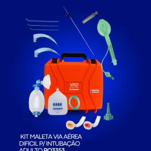 KIT MALETA VIA AÉREA DIFÍCIL P/ INTUBAÇÃO ADULTO - Imagem 3