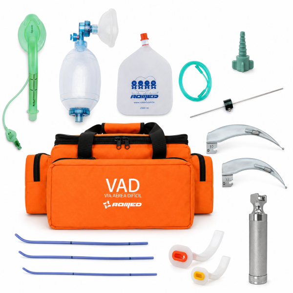 RO3355 KIT BOLSA VIA AEREA DIFICIL PARA INTUBACAO ADULTO